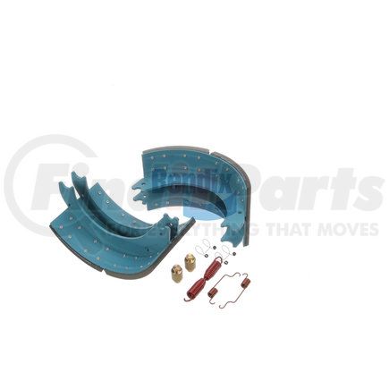 KT4726E2BA232R by BENDIX - Drum Brake Shoe Kit - Relined, 16-1/2 in. x 8-5/8 in., With Hardware, For Bendix® (Spicer®) Extended Service II Brakes