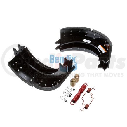 KT4709E2420 by BENDIX - Drum Brake Shoe Kit - Relined, 16-1/2 in. x 7 in., With Hardware, For Bendix® (Spicer®) Extended Service II Brakes