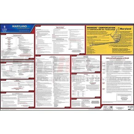 45552 by JJ KELLER - 2021 Maryland & Federal Labor Law Posters - State Only Poster (English)