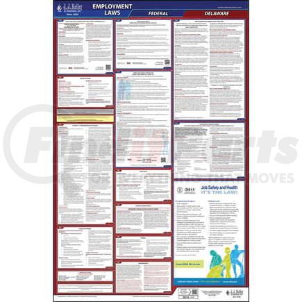 41259 by JJ KELLER - 2021 Delaware & Federal Labor Law Posters - All-In-One State & Federal Poster (English)
