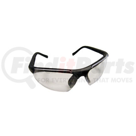 541-1500 by SAS SAFETY CORP - Black Frame Sidewinder™ Readers Eyewear with Clear Lens, 1.5 Magnification
