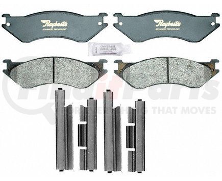 ATD758M by RAYBESTOS - Brake Parts Inc Raybestos AT Overstock Metallic Disc Brake Pad Set
