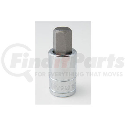 15614 by TITAN - Hex Bit Socket, 1/2" Drive, 14mm, Chrome