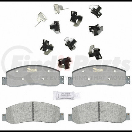 ATD1069M by RAYBESTOS - Brake Parts Inc Raybestos AT Overstock Metallic Disc Brake Pad Set