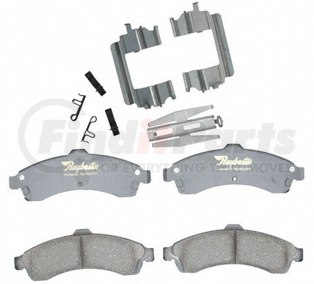 ATD882C by RAYBESTOS - Disc Brake Pad Set Ceramic