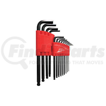 584 by ATD TOOLS - SAE Long Arm Ball End Hex Key Set