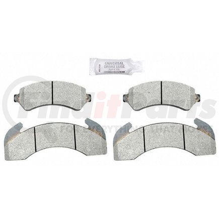 ATD225M by RAYBESTOS - Brake Parts Inc Raybestos AT Overstock Metallic Disc Brake Pad Set