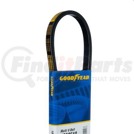 1050433 by GOODYEAR BELTS - Serpentine Belt - Multi V-Belt, 43.3 in. Effective Length, Polyester