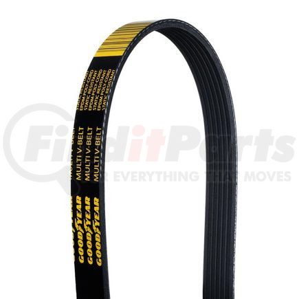 1060882 by GOODYEAR BELTS - Serpentine Belt - Multi V-Belt, 88.2 in. Effective Length, Polyester