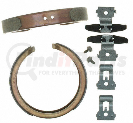 781PG by RAYBESTOS - Raybestos Element3 Organic Parking Brake Shoe