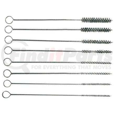 8087 by INNOVATIVE PRODUCTS OF AMERICA - Micro Bore and Valve-Guide Brush Set (Stainless Steel)