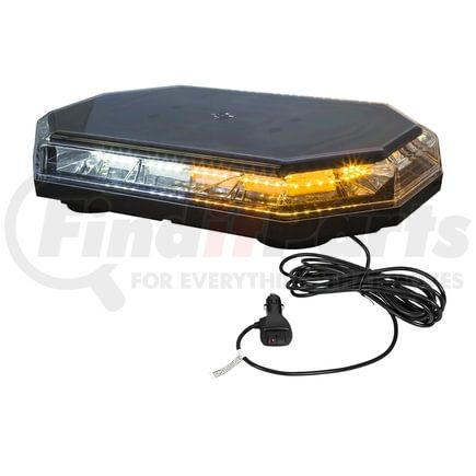 8891062 by BUYERS PRODUCTS - Light Bar - 15 inches, Amber/Clear, Octagonal, LED