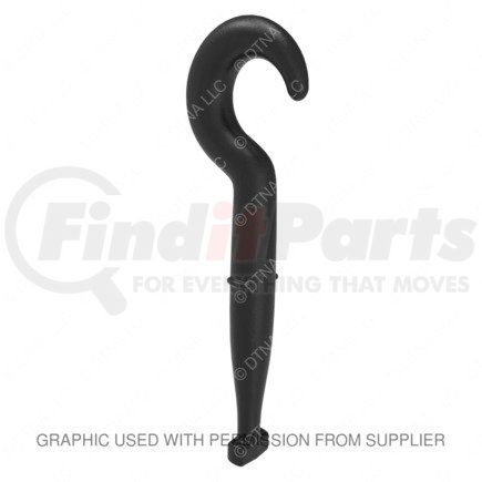 R15-23338-002 by FREIGHTLINER - Tow Hook - Front, Right Hand, Iron, Forged, for Freightliner FC80