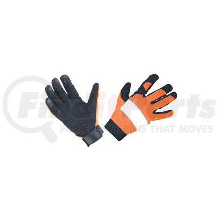 6362 by SAS SAFETY CORP - Orange Reflective Gloves, Medium