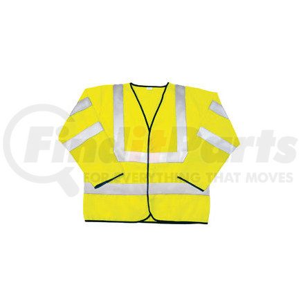 690-1309 by SAS SAFETY CORP - ANSI Class 3 Safety Jacket, Yellow, Large