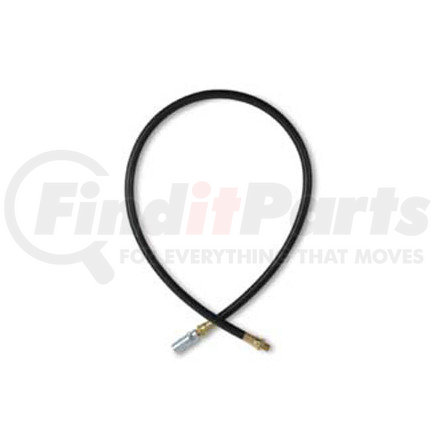 L2235 by LEGACY MFG. CO. - 36" Steel Braid Rubber Grease Hose w/ 4-Jaw Coupler and 1/8" MNPT ends