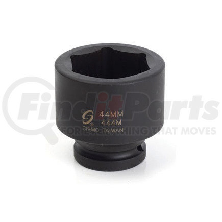 444M by SUNEX TOOLS - 3/4" Dr Impact Socket, 44mm