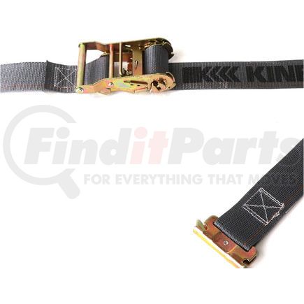 641601 by KINEDYNE - Kinedyne 2" by 16’ Spring Loaded Logistic Ratchet Strap