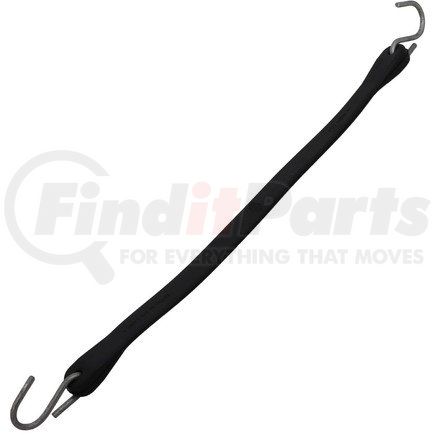 2215NR by KINEDYNE - Tarp Tie - 15" Length, Natural Rubber, Tempered Steel Silver S-Hook