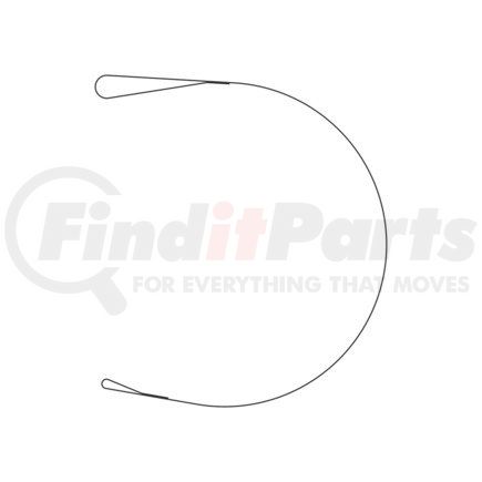 03-38548-002 by FREIGHTLINER - Fuel Tank Strap - Steel, 2.46 mm Thick, 92 mm W, 635 mm dia., Painted