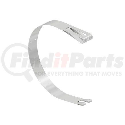 03-38548-005 by FREIGHTLINER - Fuel Tank Strap - 25In, Steps, Polished