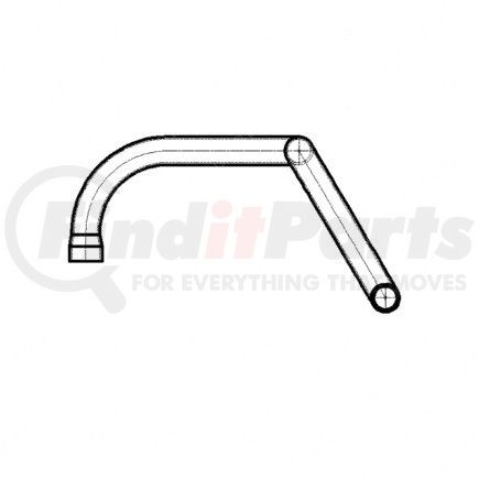 01-23328-000 by FREIGHTLINER - HOSE-OUTLET.CHARGE AIR C.LOWER.3126 FLN