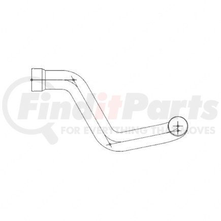 01-26888-000 by FREIGHTLINER - Turbocharger - Charge Air Cooler, Hot Side