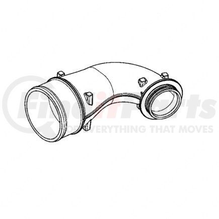 01-34554-000 by FREIGHTLINER - ELBOW-TURBO BOOST,DD13,RHD P4