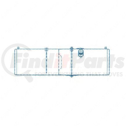 03-33205-000 by FREIGHTLINER - TANK-FUEL.45 GAL.WIDE.