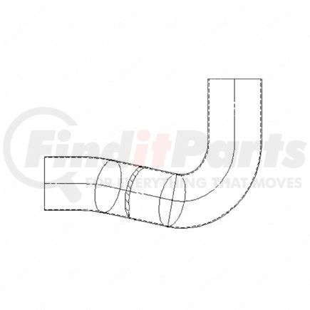 04-15653-003 by FREIGHTLINER - TUBE. CHRM MUFFLER LH