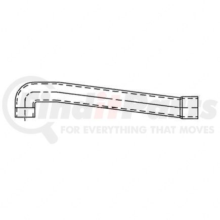 05-18071-000 by FREIGHTLINER - Radiator Coolant Hose - Upper, 44.4 Mm Id