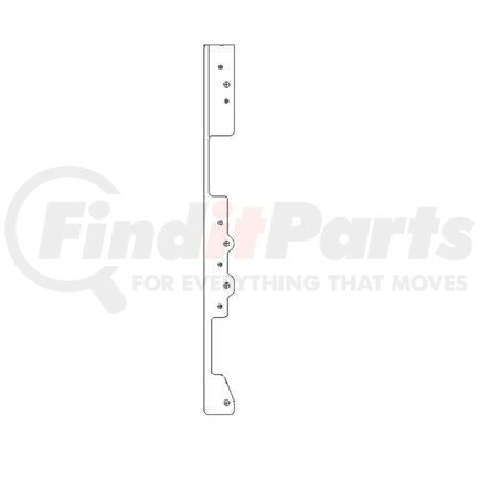 05-19599-003 by FREIGHTLINER - Radiator Recirculation Bracket - Baffle