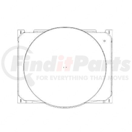 05-15826-000 by FREIGHTLINER - SHROUD. FAN 1000