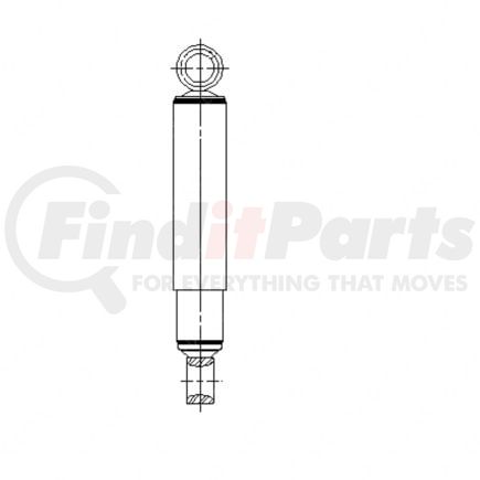 10-12032-002 by FREIGHTLINER - Suspension Shock Absorber - Rear, 26.35" Extended, 16.31" Compressed