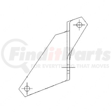 12-15708-000 by FREIGHTLINER - Parking Brake Bell Crank Bracket