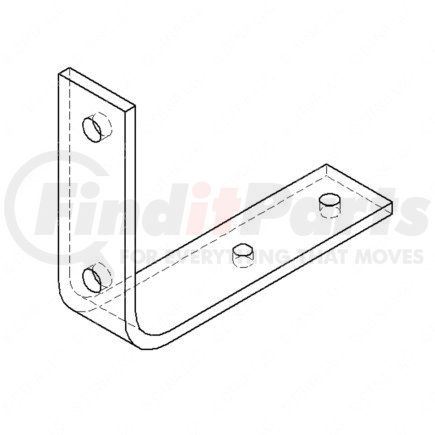 12-17220-000 by FREIGHTLINER - Multi-Purpose Bracket - Air Tank, Mounting