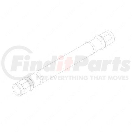 12-20822-077 by FREIGHTLINER - Multi-Purpose Hose - #6, F/B, (2) SAE 45 Swivel End