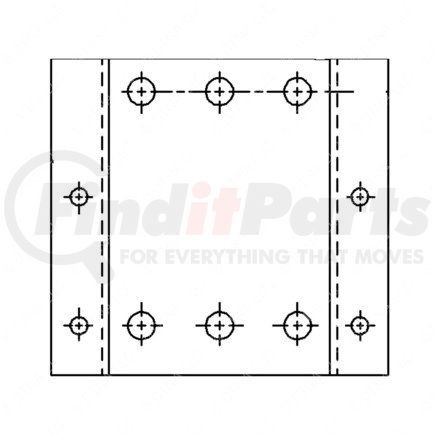 12-14516-001 by FREIGHTLINER - Air Brake Dryer Bracket