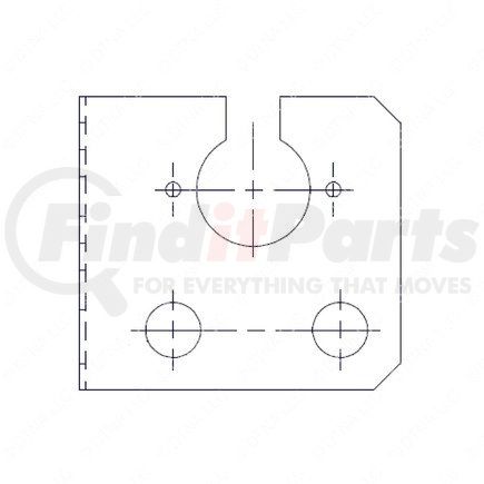 06-19467-003 by FREIGHTLINER - BRKT-RCPT,ANCH CPL,.43