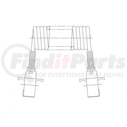 06-26245-001 by FREIGHTLINER - Cable Assembly - Trailer, Electrical, Coil