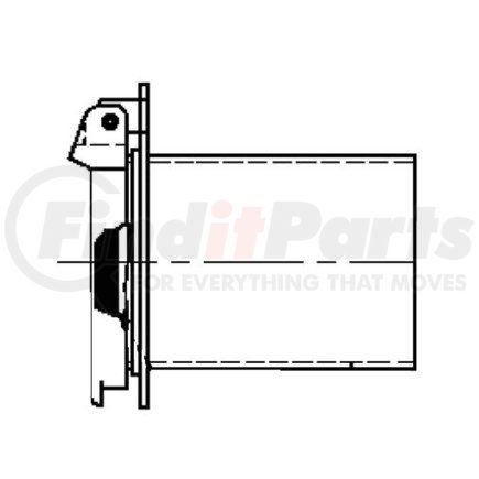 06-65293-000 by FREIGHTLINER - HSG RCPT BLK HTR CHROME