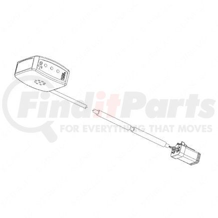 06-73534-000 by FREIGHTLINER - DISPLAY,SIDE SENSOR,GVG,CONTRO