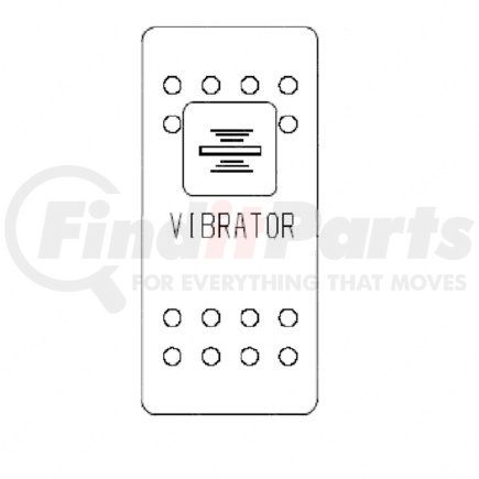 06-87002-000 by FREIGHTLINER - SWITCH-ROCKER,CUSTOM,WST,ACT-V