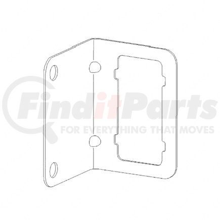 06-89900-000 by FREIGHTLINER - Multi-Purpose Bracket - Mounting, Connector, Bulkhead, Ali, 2K