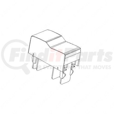 06-90739-000 by FREIGHTLINER - COVER-SWITCH HOLE,MSF,NGC