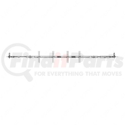 07-16224-002 by FREIGHTLINER - Manual Transmission Shift Cable - 3970 MM