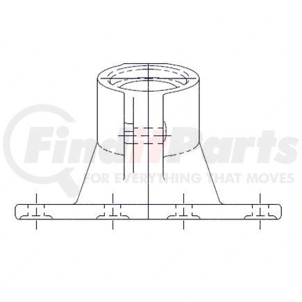 14-10216-000 by FREIGHTLINER - Steering Shaft Bearing Adapter