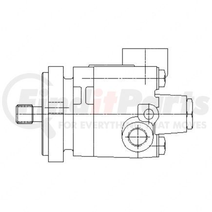 14-12384-003 by FREIGHTLINER - Power Steering Pump - Model PS, 1.28 cc/rev, 4.20 gpm, Counter Clockwise