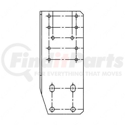 14-12593-000 by FREIGHTLINER - Power Steering Reservoir Bracket