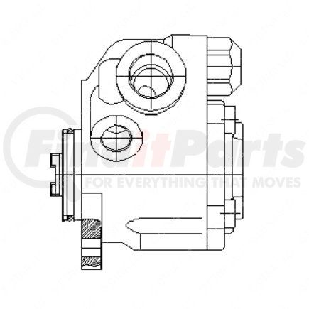 14-13835-003 by FREIGHTLINER - Power Steering Pump - Left Side